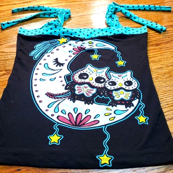 Too Fast Other - Banjo & Cake Night Shirt Camisole sz M